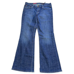 AG Adriano Goldschmied the Club Mid Rise Flare Denim Jeans 33/31.5